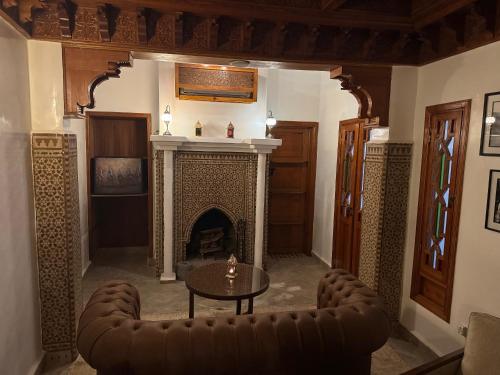Posezení v ubytování Riad Atlas Acacia