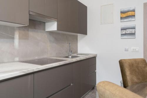 Η κουζίνα ή μικρή κουζίνα στο Apartment Juli