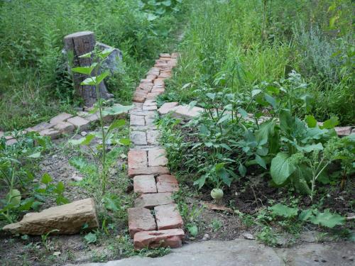 Un jardín fuera de Mettavasi