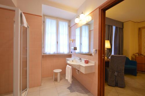 Koupelna v ubytování Best Western Hotel Genio