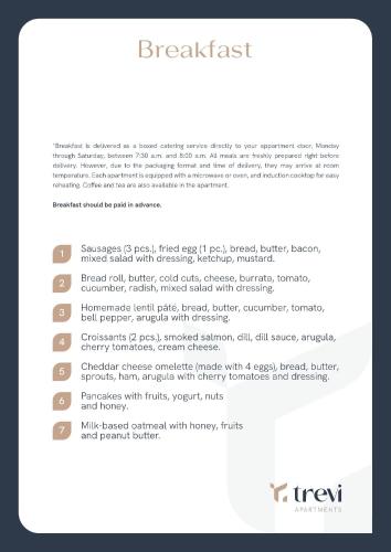 une capture d'écran d'un écran de téléphone portable avec un document dans l'établissement Trevi Apartments Katowice, à Katowice