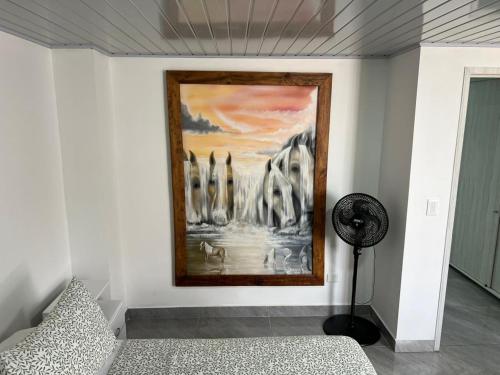 Ein Sitzbereich in der Unterkunft Casa Hotel Anturio
