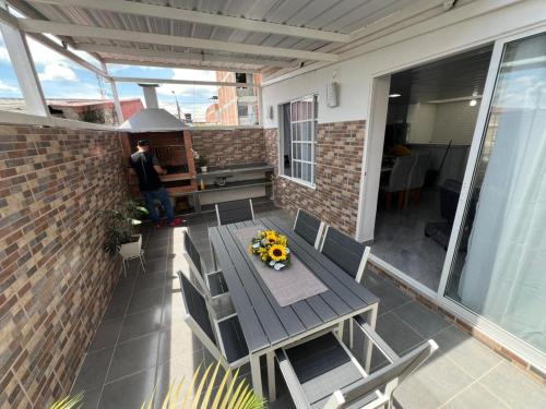 Ein Balkon oder eine Terrasse in der Unterkunft Casa Hotel Anturio