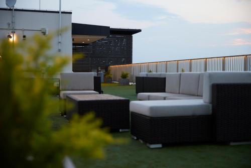 Posezení v ubytování Hotel Eins Osaka Kadoma City Station