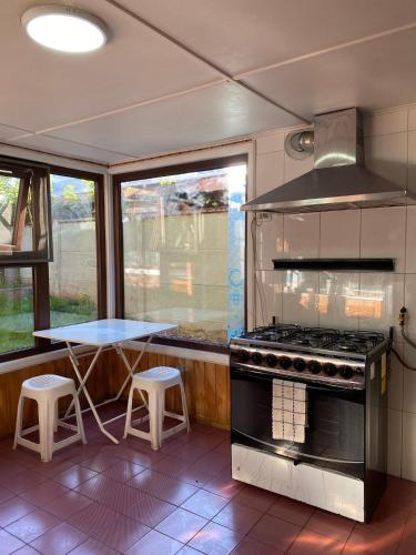 Cuina o zona de cuina de Patagon Backpackers