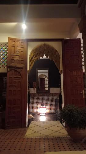 an entrance to a room with an open door at Riad Dar Badiaa in Sale