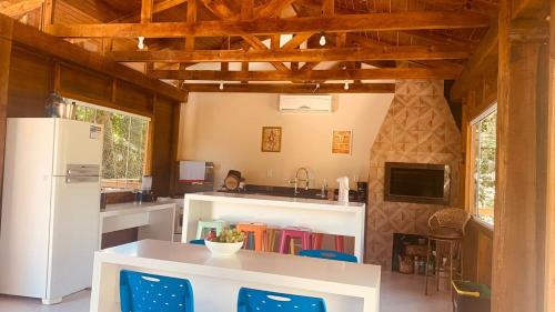 Η κουζίνα ή μικρή κουζίνα στο Cabana Bonato