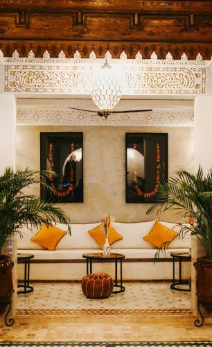 Гостиная зона в Riad NL&S Collection