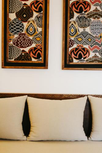 Гостиная зона в Riad NL&S Collection
