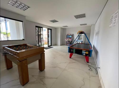 Mängude tuba majutusasutuses Oásis Termal Flat Top Exclusivo Em Caldas Novas