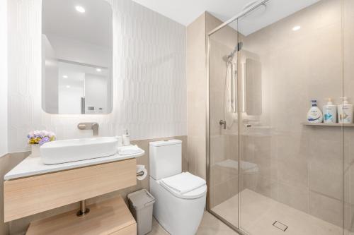 Koupelna v ubytování Mountain View Woden Stay, Near Hospital, CIT