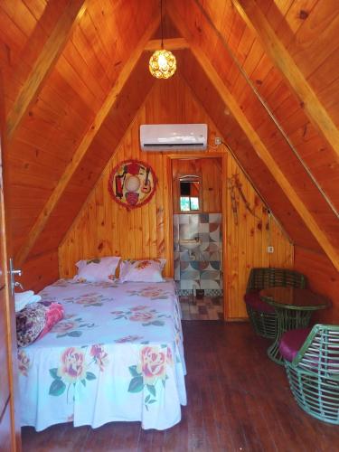 Llit o llits en una habitació de Glamping Guavirá