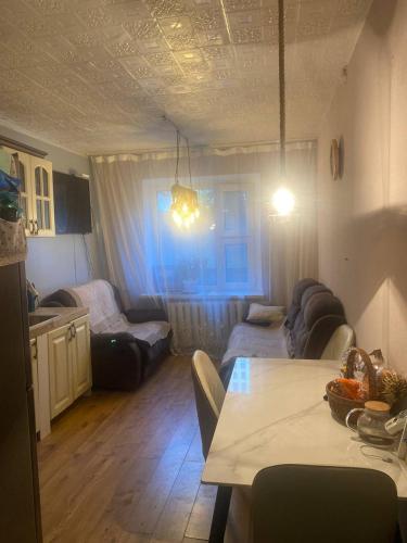 Zona d'estar a Хостел в центре Улан-Батора