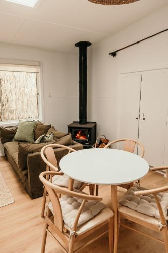 Et opholdsområde på Salt Cottage