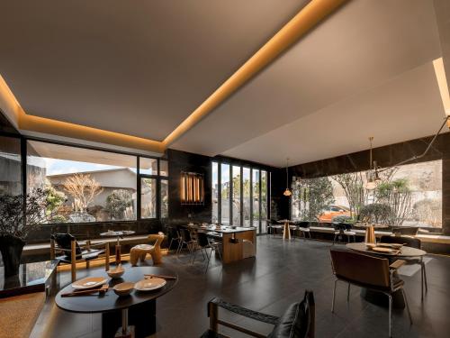 Lezhizhi Anyu Hotel, Zhuge Liang Plaza Wanda Branchにあるシーティングエリア
