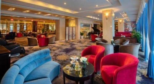 Χώρος καθιστικού στο Jiande Peninsula Kaihao Hotel