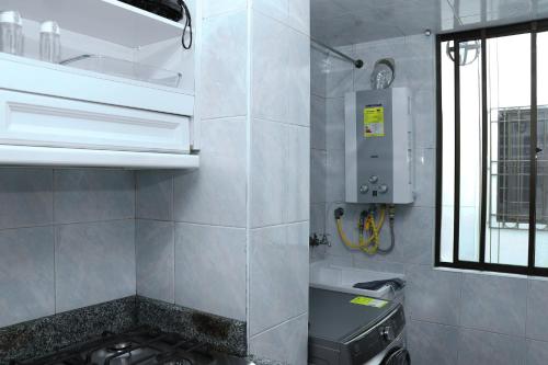 Ένα μπάνιο στο gA Luxury Apartment, 2 floors
