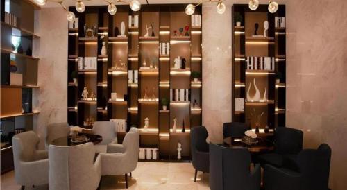 Χώρος καθιστικού στο Echarm Hotel Jianshui Gucheng