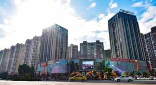 Nespecifikovaný výhled na destinaci Qinzhou nebo výhled na město při pohledu z hotelu