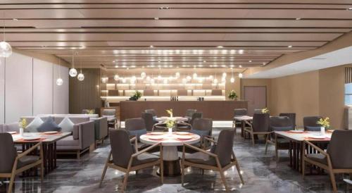 Χώρος καθιστικού στο Onejee Hotel Shenzhen