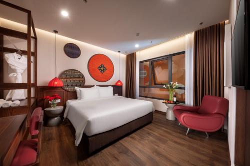 Lestar Hotel Sapaにあるベッド