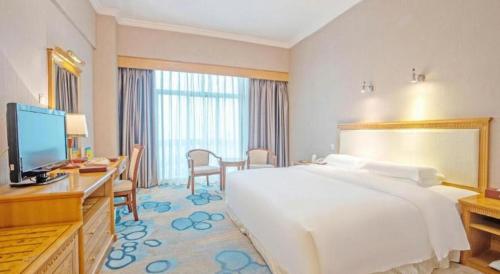 Μια τηλεόραση ή/και κέντρο ψυχαγωγίας στο Zhuhai Dehan Hotel