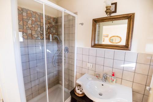 Koupelna v ubytování Nenà Al Borgo Castello