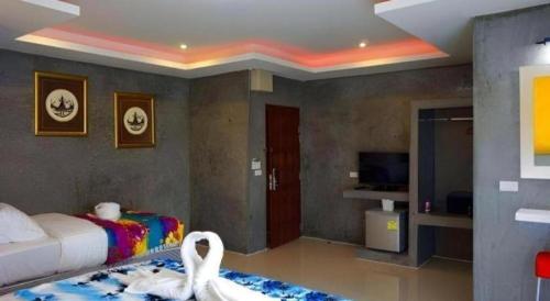 TV o dispositivi per l'intrattenimento presso Saikaew Boutique Hotel