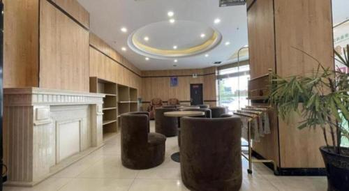 Χώρος καθιστικού στο GreenTree Inn Nantong Haian Kaifa District Express Hotel