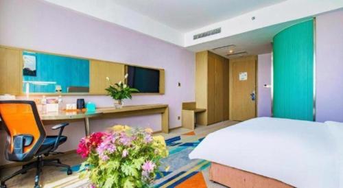 Кровать или кровати в номере Holiday Inn Express Lhasa Potala Square By IHG