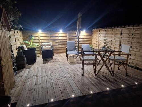 Μπαλκόνι ή βεράντα στο Gîte de la Trémiére