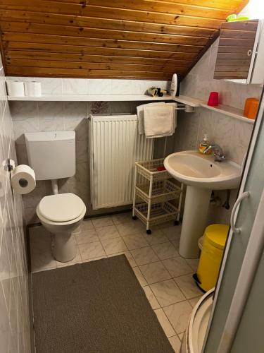 Ένα μπάνιο στο Mekina Guesthouse