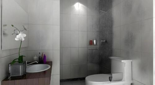 Ванная комната в Amantis Hotel