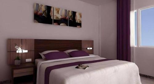Кровать или кровати в номере Amantis Hotel