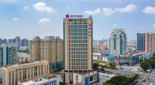 Ein allgemeiner Blick auf Beihai oder ein Stadtblick von des Hotels aus