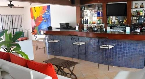 Salone o bar di Flamingo Hotel