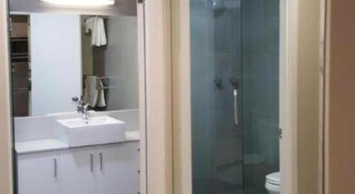 Ванная комната в Insel Fehmarn Hotel