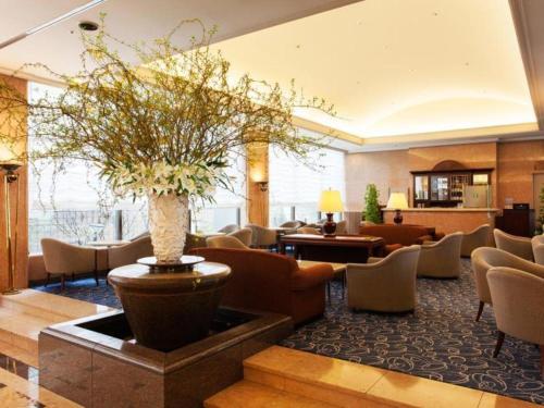 Coin salon dans l'établissement Century Royal Hotel Sapporo