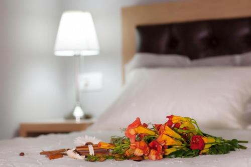 Zante Suitesにあるベッド