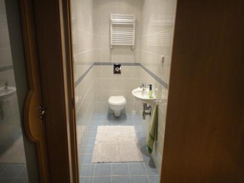 Kylpyhuone majoituspaikassa Apartament przy Bacha