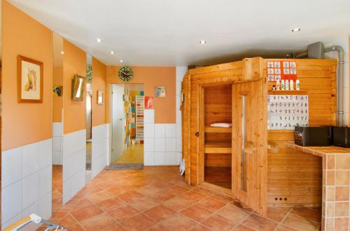 Kuchyň nebo kuchyňský kout v ubytování Art-Wohnung