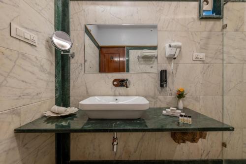 Koupelna v ubytování Rajasthan Palace - A Heritage Boutique Hotel in Jaipur