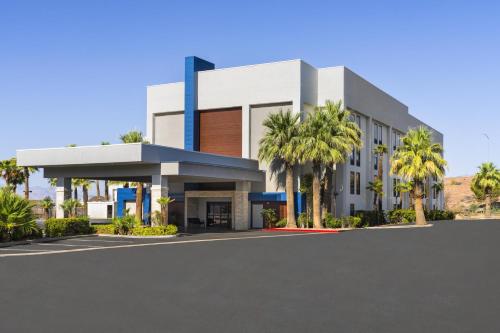 a rendering of a building with palm trees at Hampton Inn St. George in St. George