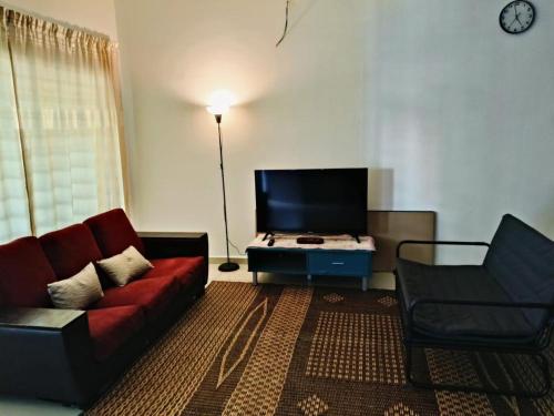 Μια τηλεόραση ή/και κέντρο ψυχαγωγίας στο Homestay Payung Merah Islam Sahaja