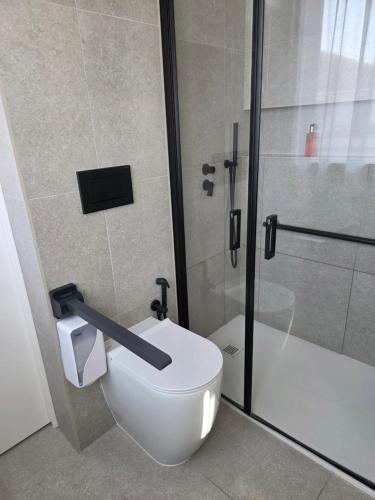 Koupelna v ubytování Hotel Acquamatta