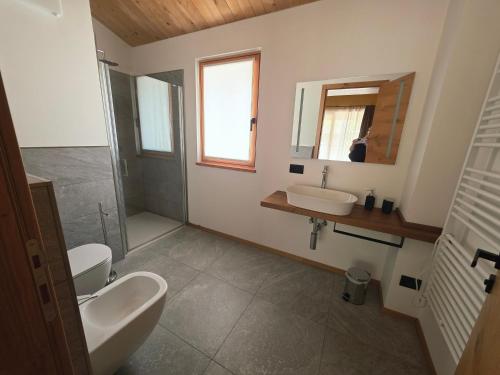 Et badeværelse på Ciasa Fatati'