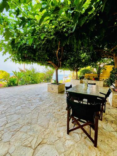 Un jardín fuera de Hotel Oceanis