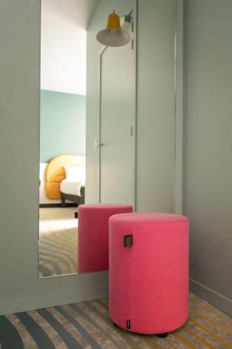Χώρος καθιστικού στο ibis Styles Brugge Centrum