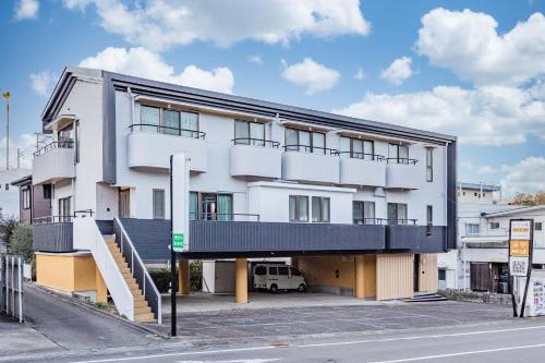 Das Gebäude in dem sich die Ferienwohnung befindet