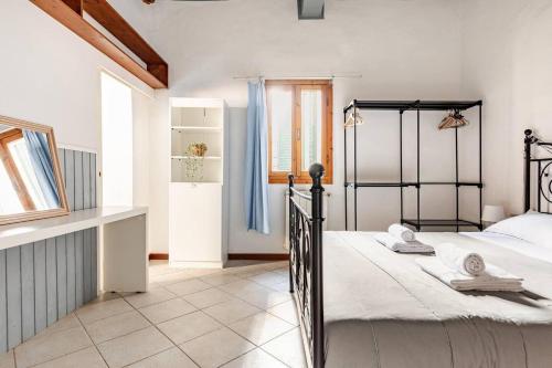 Ένα ή περισσότερα κρεβάτια σε δωμάτιο στο Apartment near Ponte Vecchio